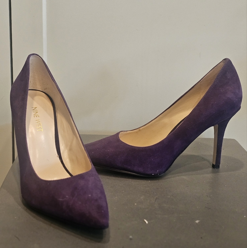 Nine West heels. Size 7. Color - Purple.